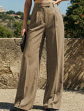 High Waist Straight Leg Wide Pants_CWBLP01495