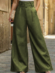 High Waist PU Leather Wide Leg Pants_CWBLP01521