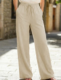 Versatile Elastic Waist Wide-Leg Pants for Women_CWBLP01528