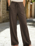 Versatile Elastic Waist Wide-Leg Pants for Women_CWBLP01528