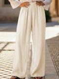 Tencel Ramie Balloon Pants Wide Leg Trousers_CWBLP01529