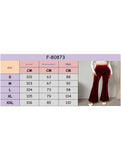 High Waist Slight Flare Office Pants_CWBLP01537