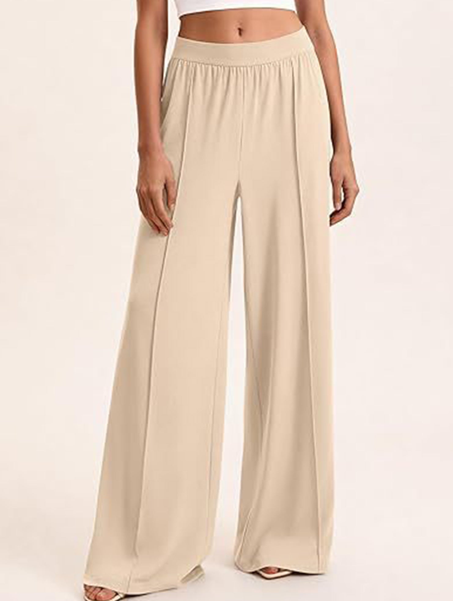 Loose Wide Leg Yoga Lounge Pants_CWBLP01544