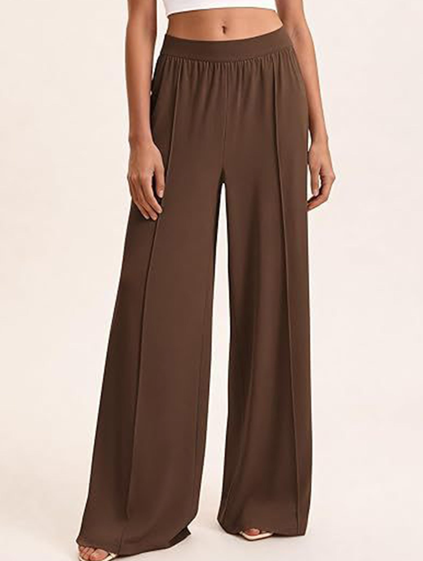 Loose Wide Leg Yoga Lounge Pants_CWBLP01544