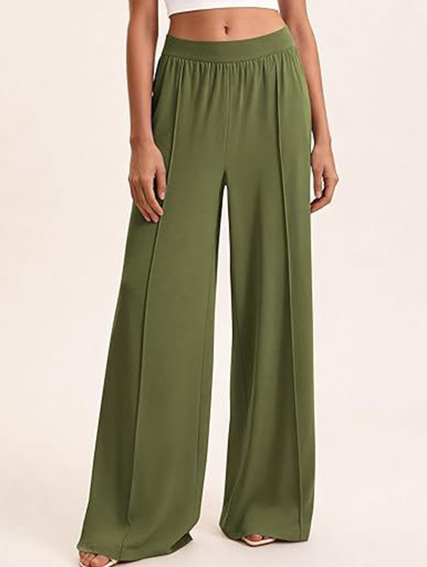 Loose Wide Leg Yoga Lounge Pants_CWBLP01544