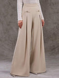 High Waist Wide Leg Office Straight Pants_CWBLP01553