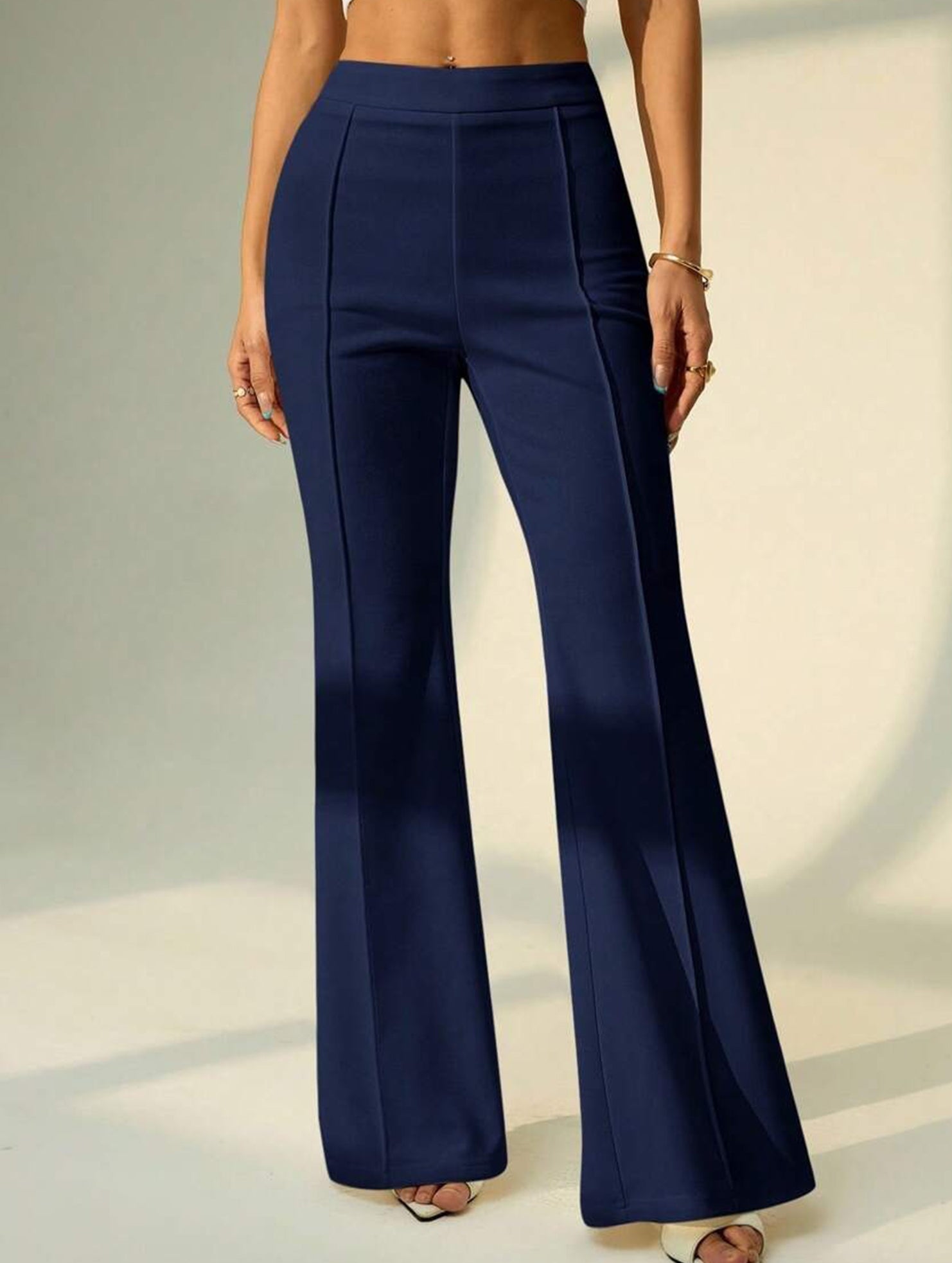 High Waist Loose Wide Leg Business Pants_CWBLP01555