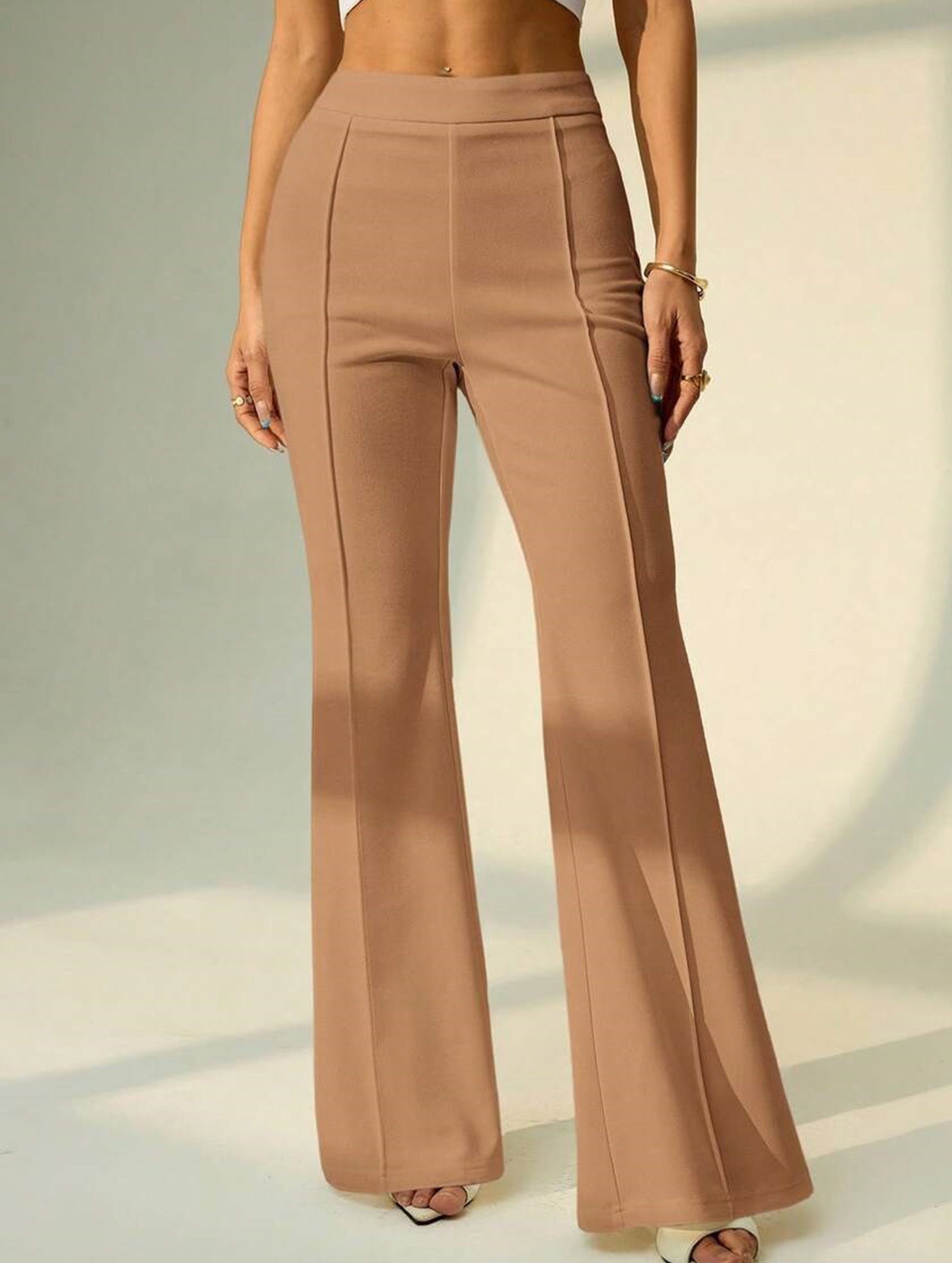 High Waist Loose Wide Leg Business Pants_CWBLP01555