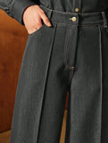 High Waist Loose Straight Denim Pants_CWBLP01557