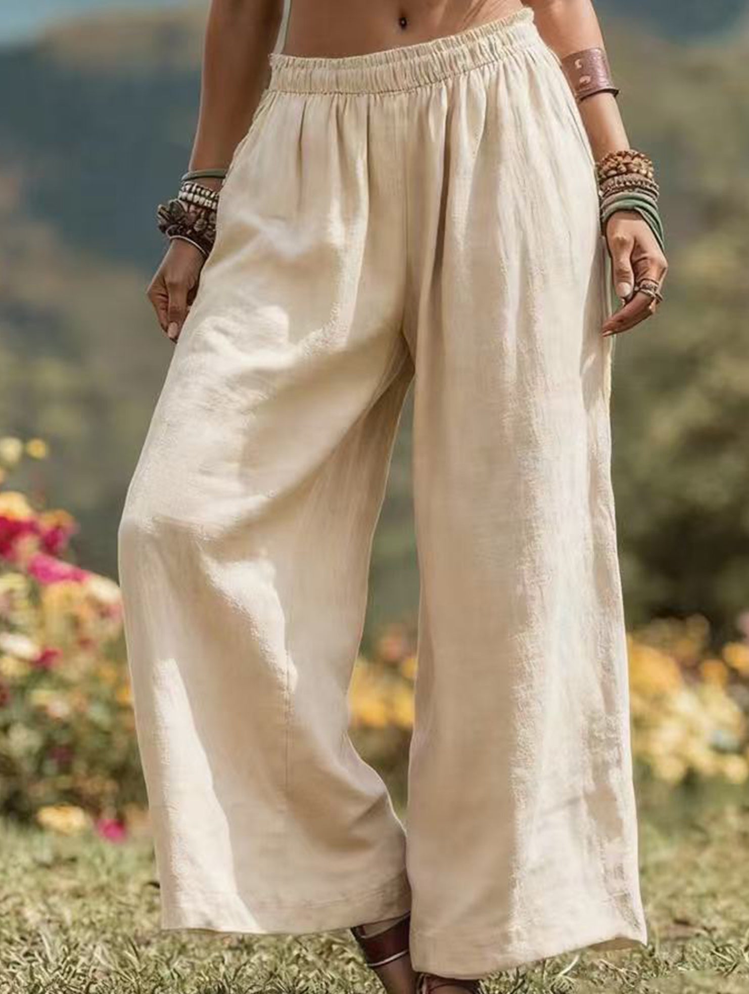 Loose Wide Leg Casual Pants