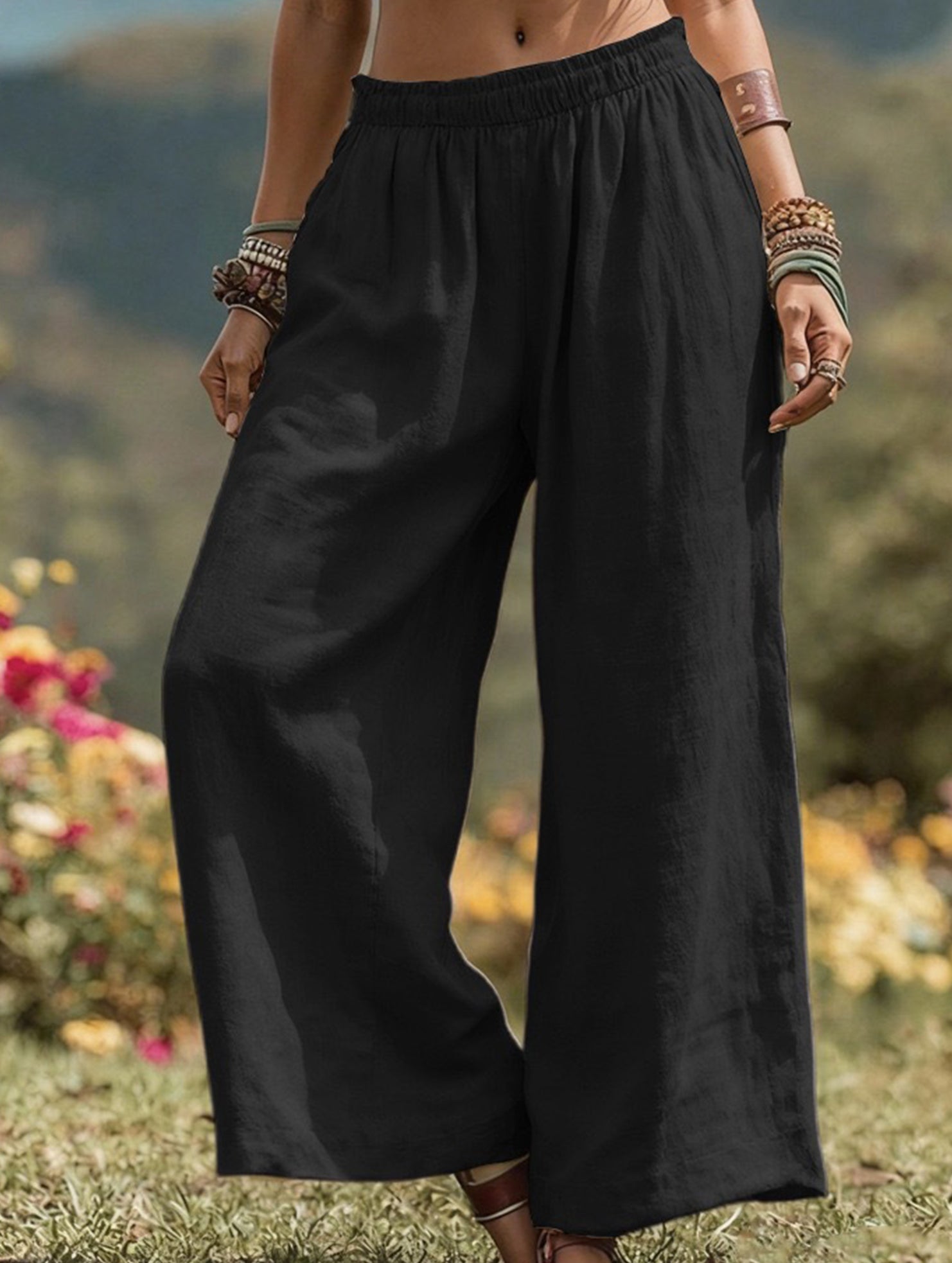 Loose Wide Leg Casual Pants