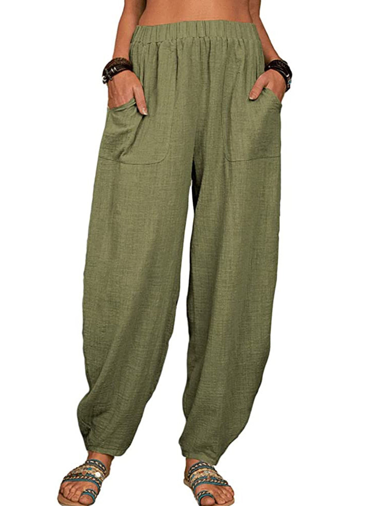 Cotton Loose Casual Harem Pants