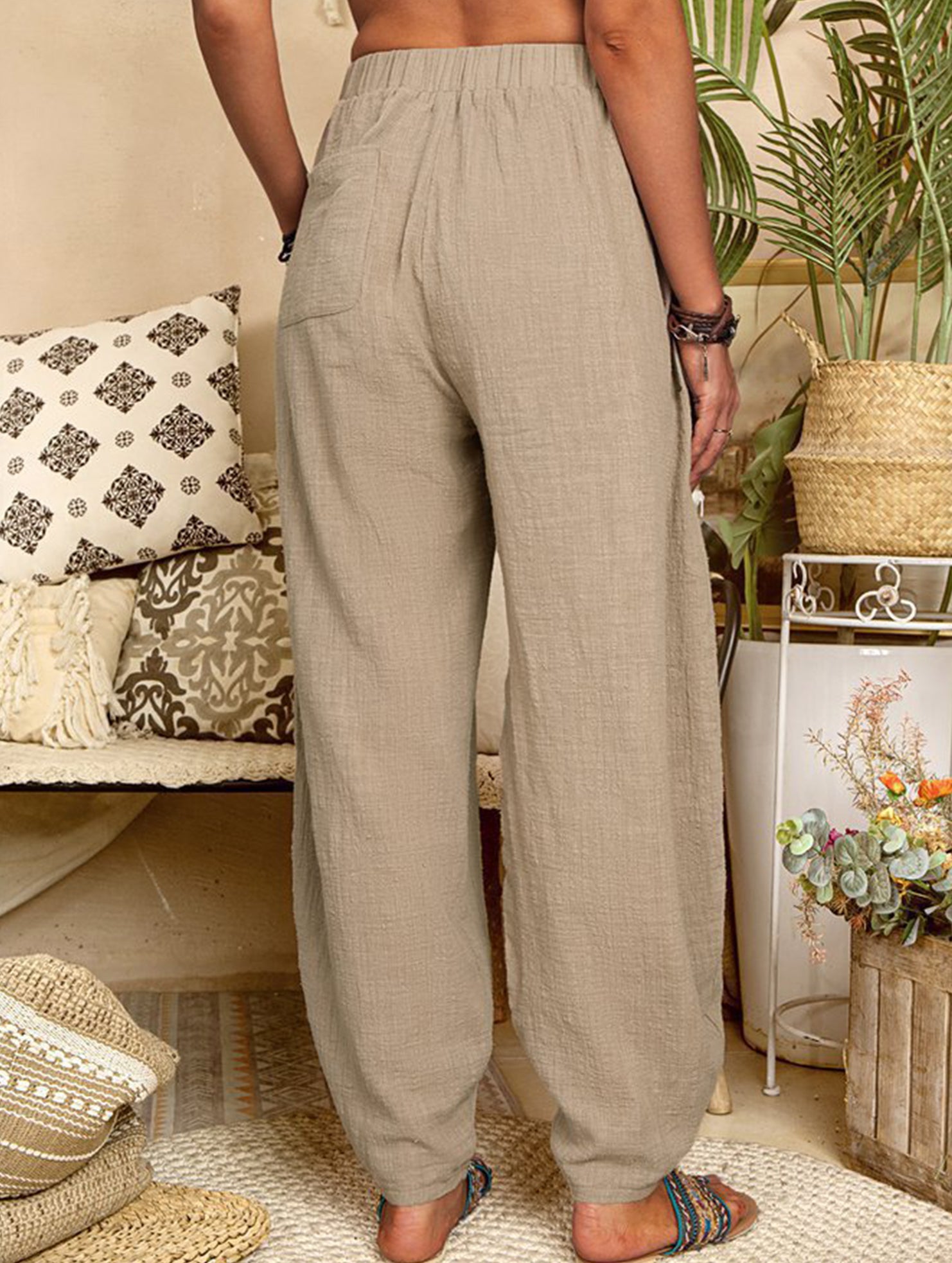 Cotton Loose Casual Harem Pants