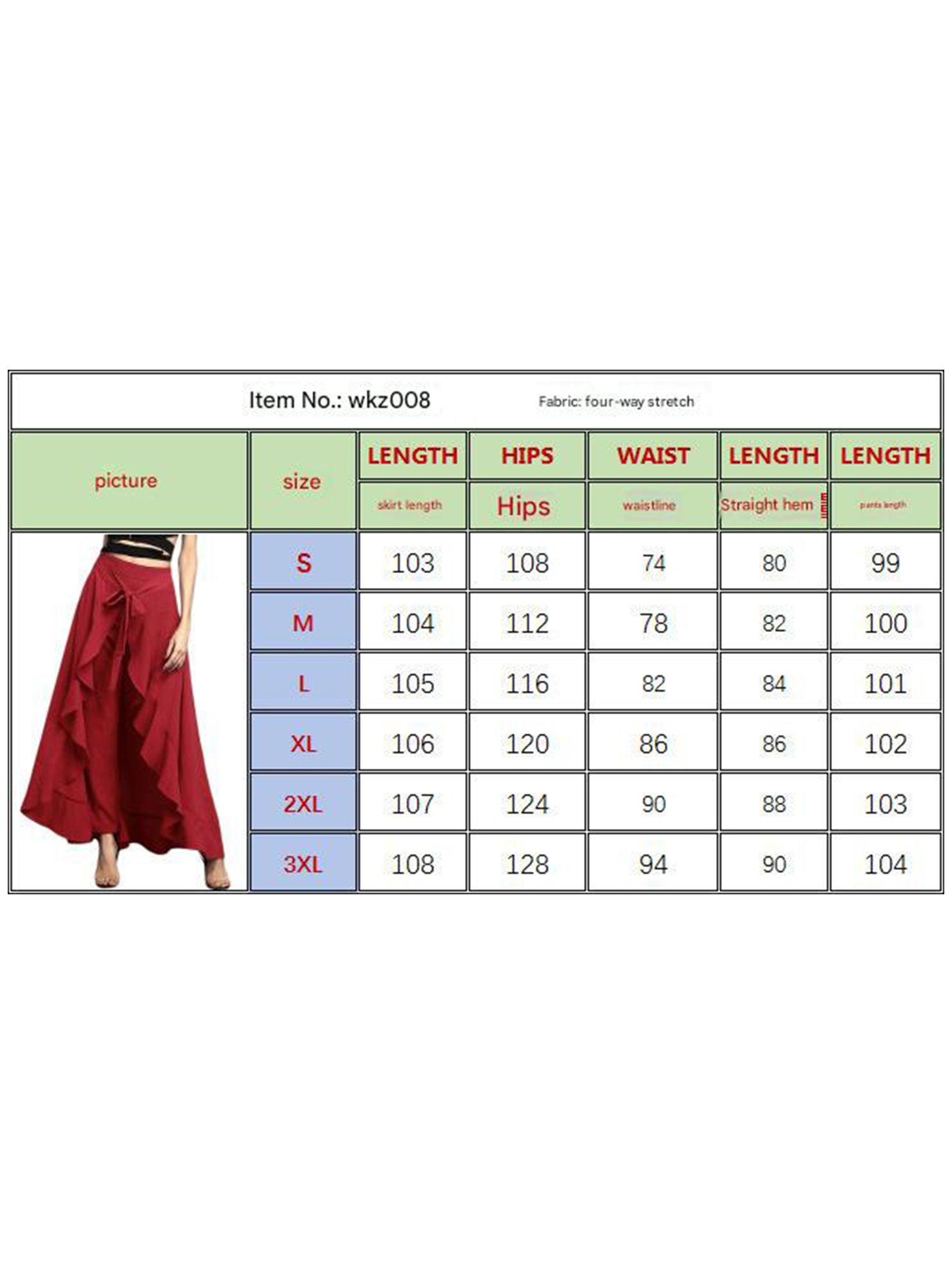High Waist Chiffon Wide Leg Pants