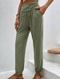 High Waist Pocket Jogger Pants