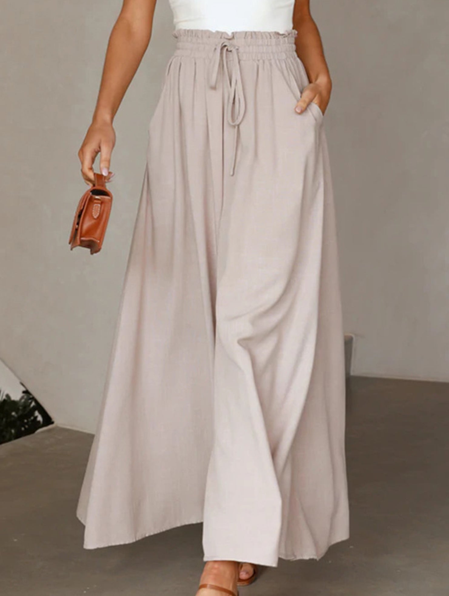 Wide Leg Casual Relaxed Pants_CWBLP01662