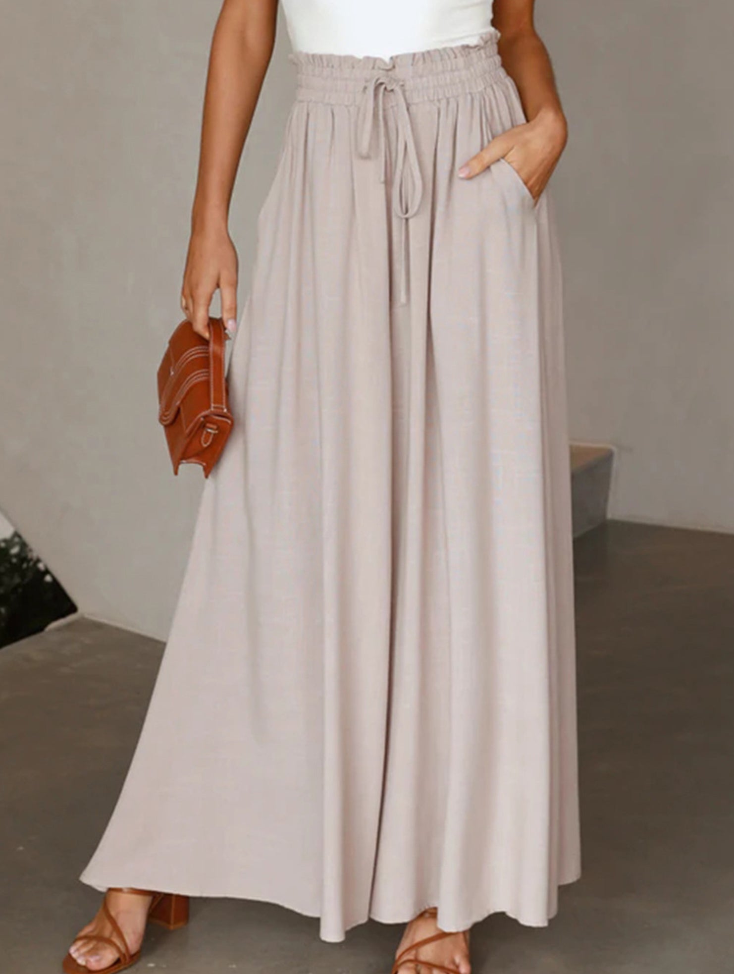 Wide Leg Casual Relaxed Pants_CWBLP01662
