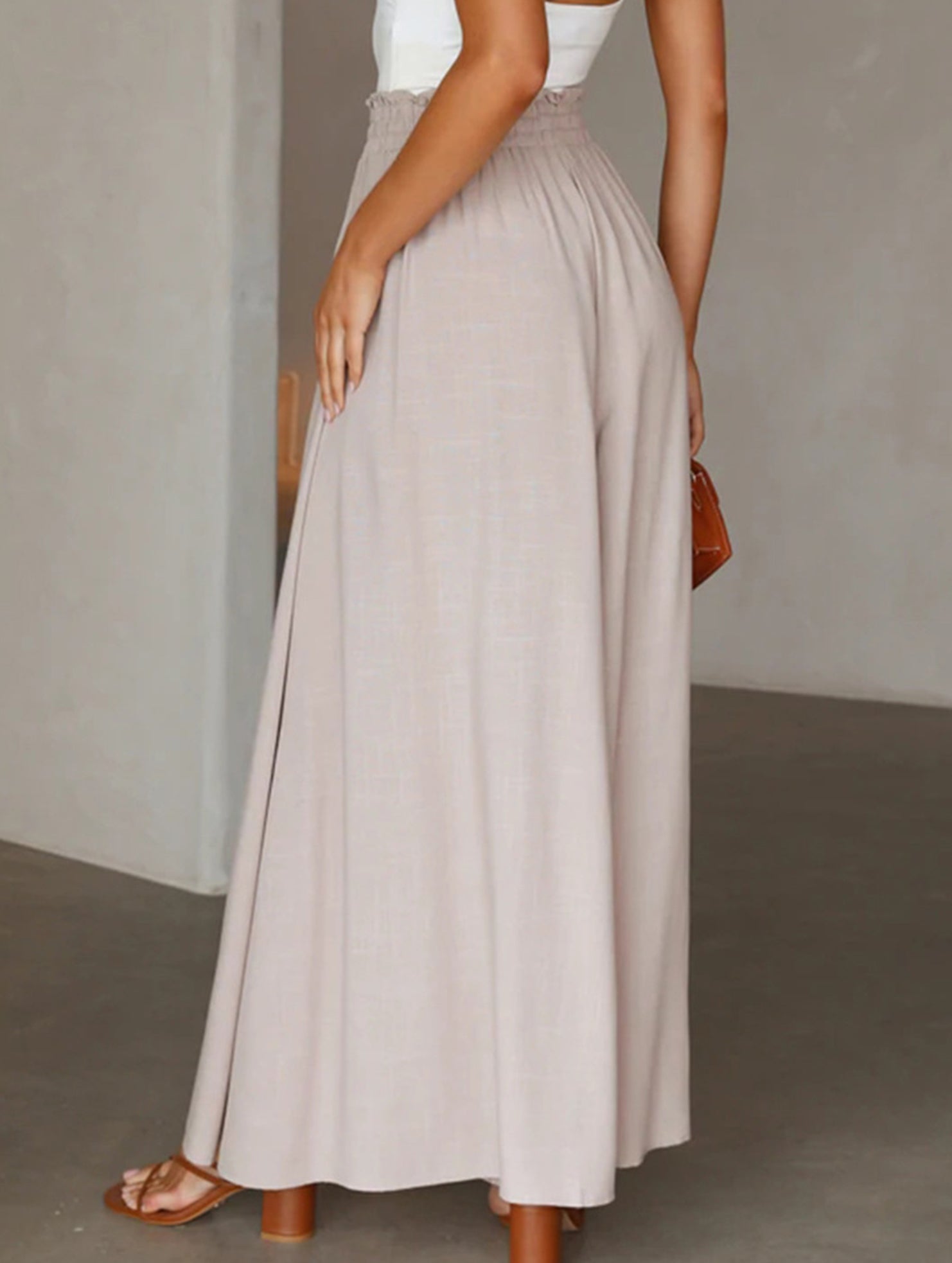 Wide Leg Casual Relaxed Pants_CWBLP01662
