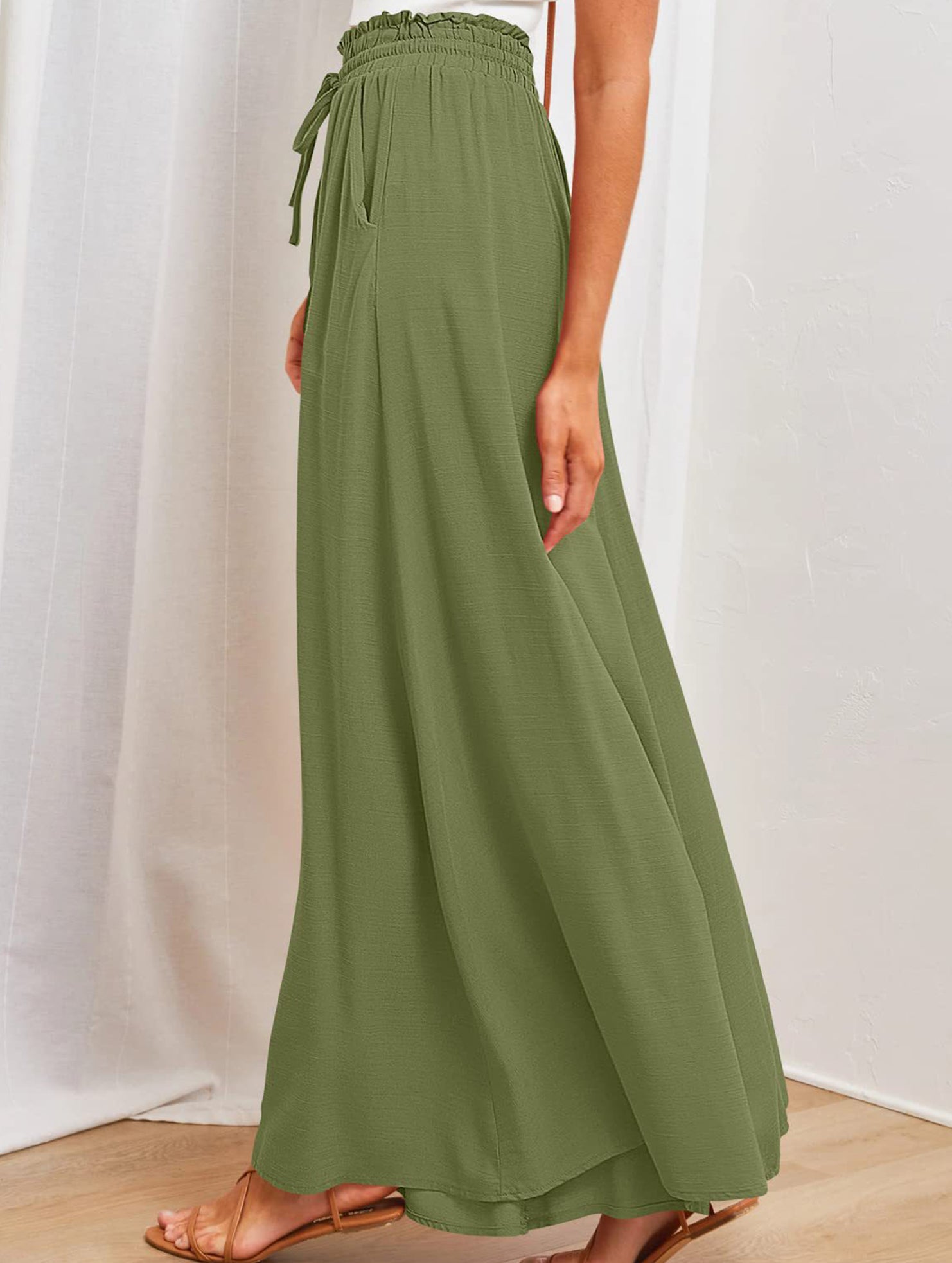 Wide Leg Casual Relaxed Pants_CWBLP01662