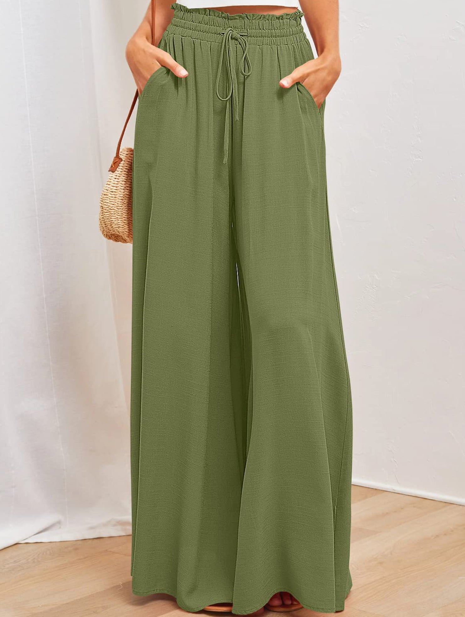 Wide Leg Casual Relaxed Pants_CWBLP01662