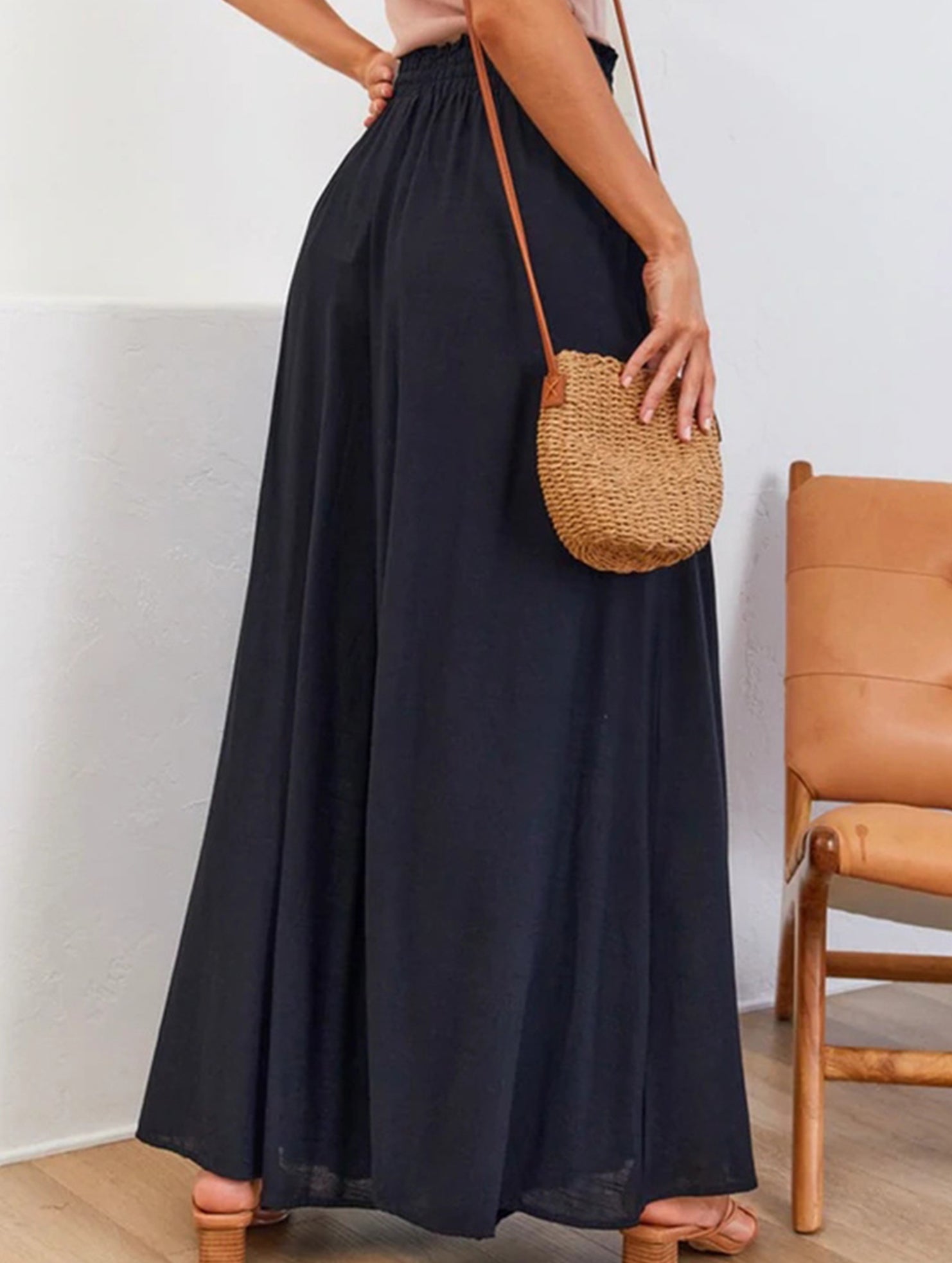 Wide Leg Casual Relaxed Pants_CWBLP01662