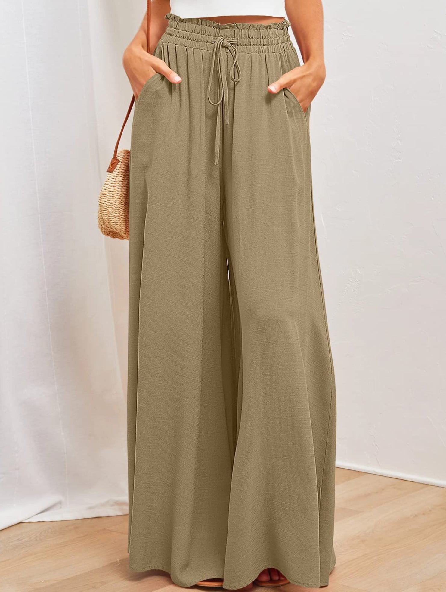 Wide Leg Casual Relaxed Pants_CWBLP01662