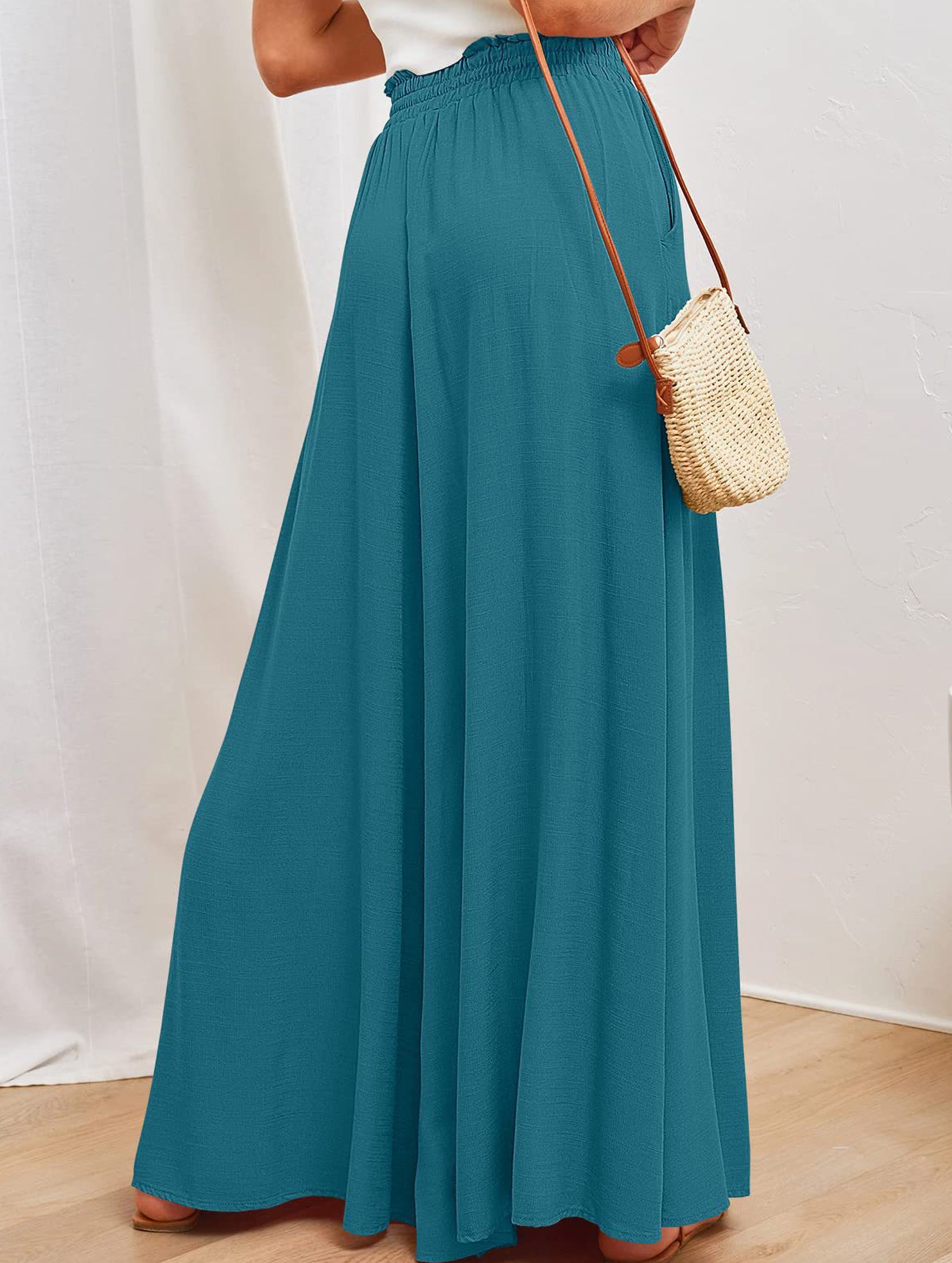 Wide Leg Casual Relaxed Pants_CWBLP01662