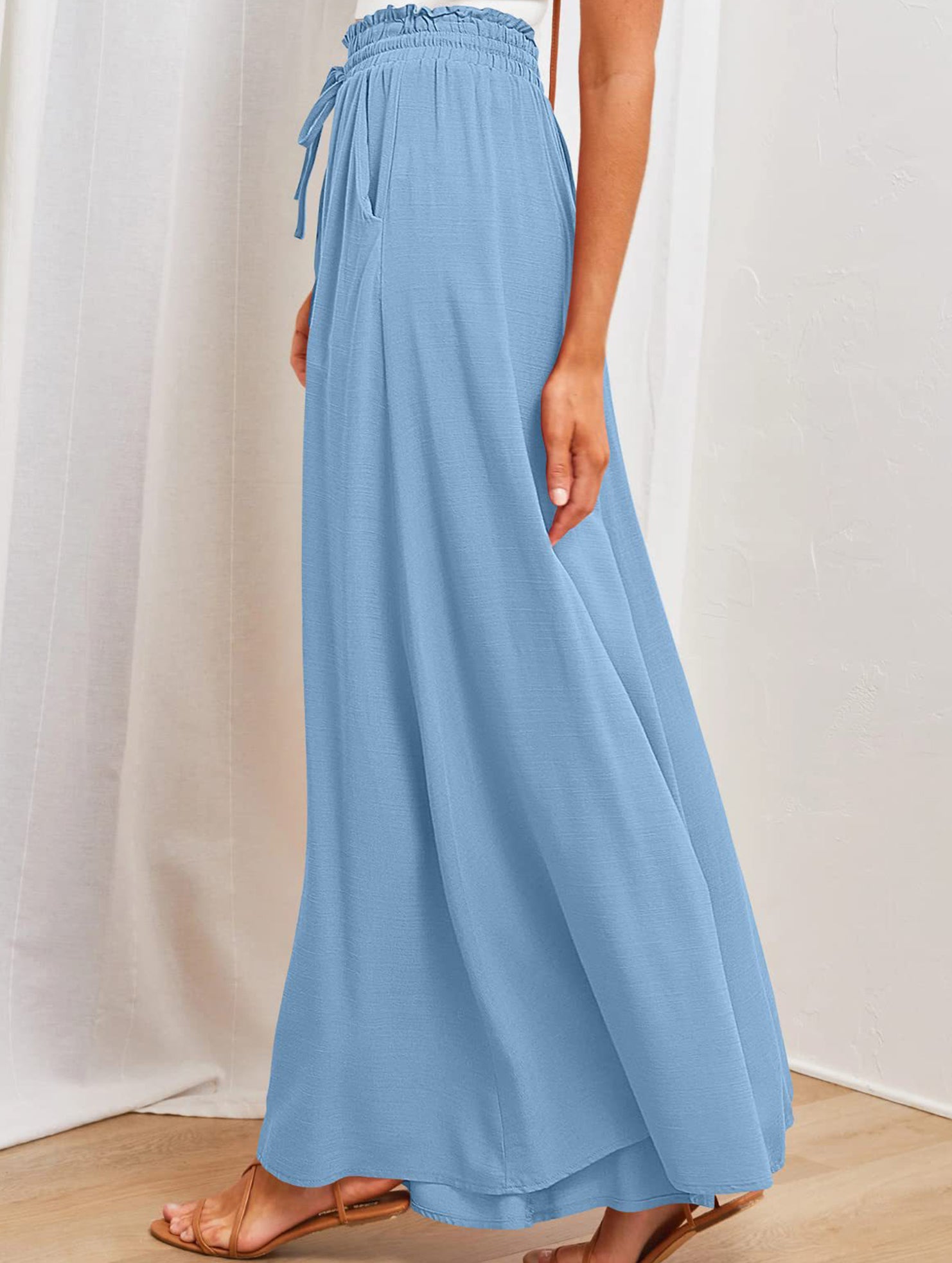 Wide Leg Casual Relaxed Pants_CWBLP01662