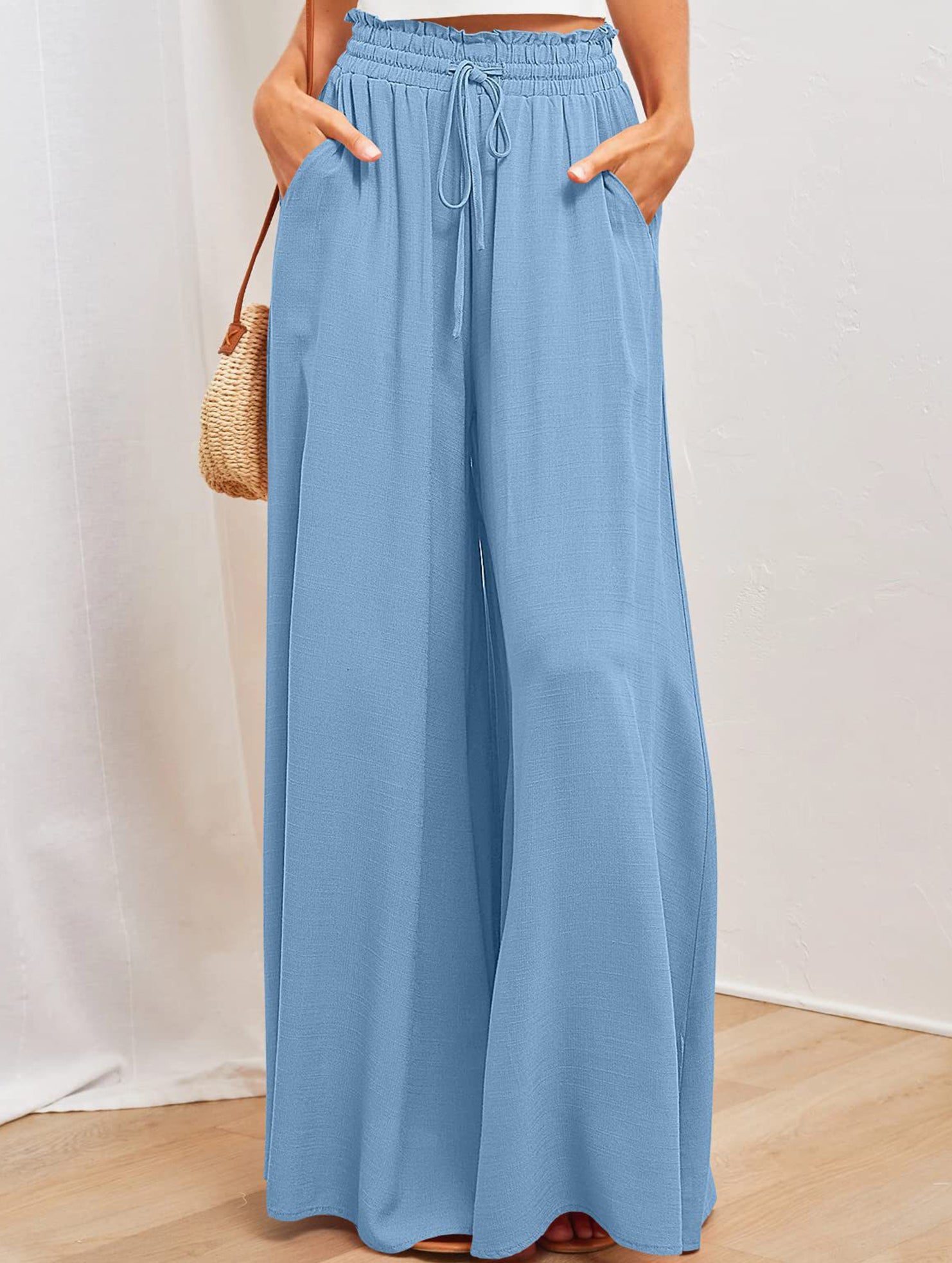 Wide Leg Casual Relaxed Pants_CWBLP01662