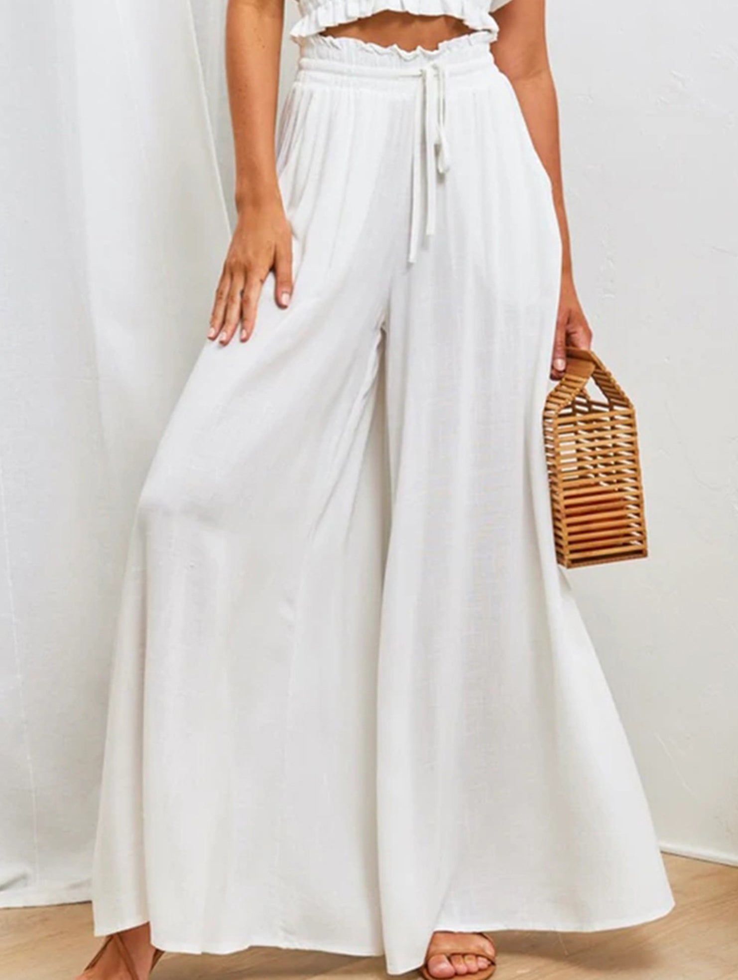 Wide Leg Casual Relaxed Pants_CWBLP01662