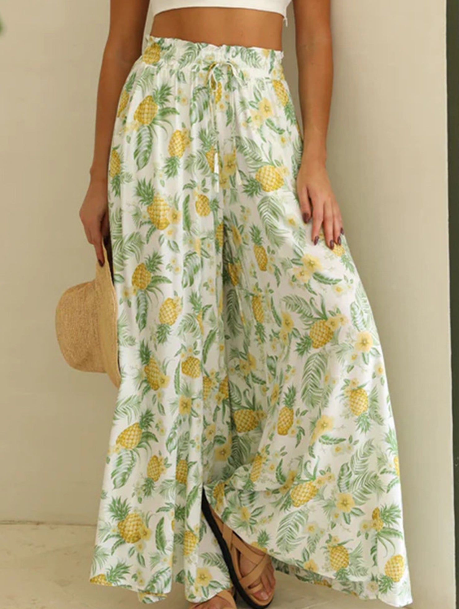 Wide Leg Casual Relaxed Pants_CWBLP01662