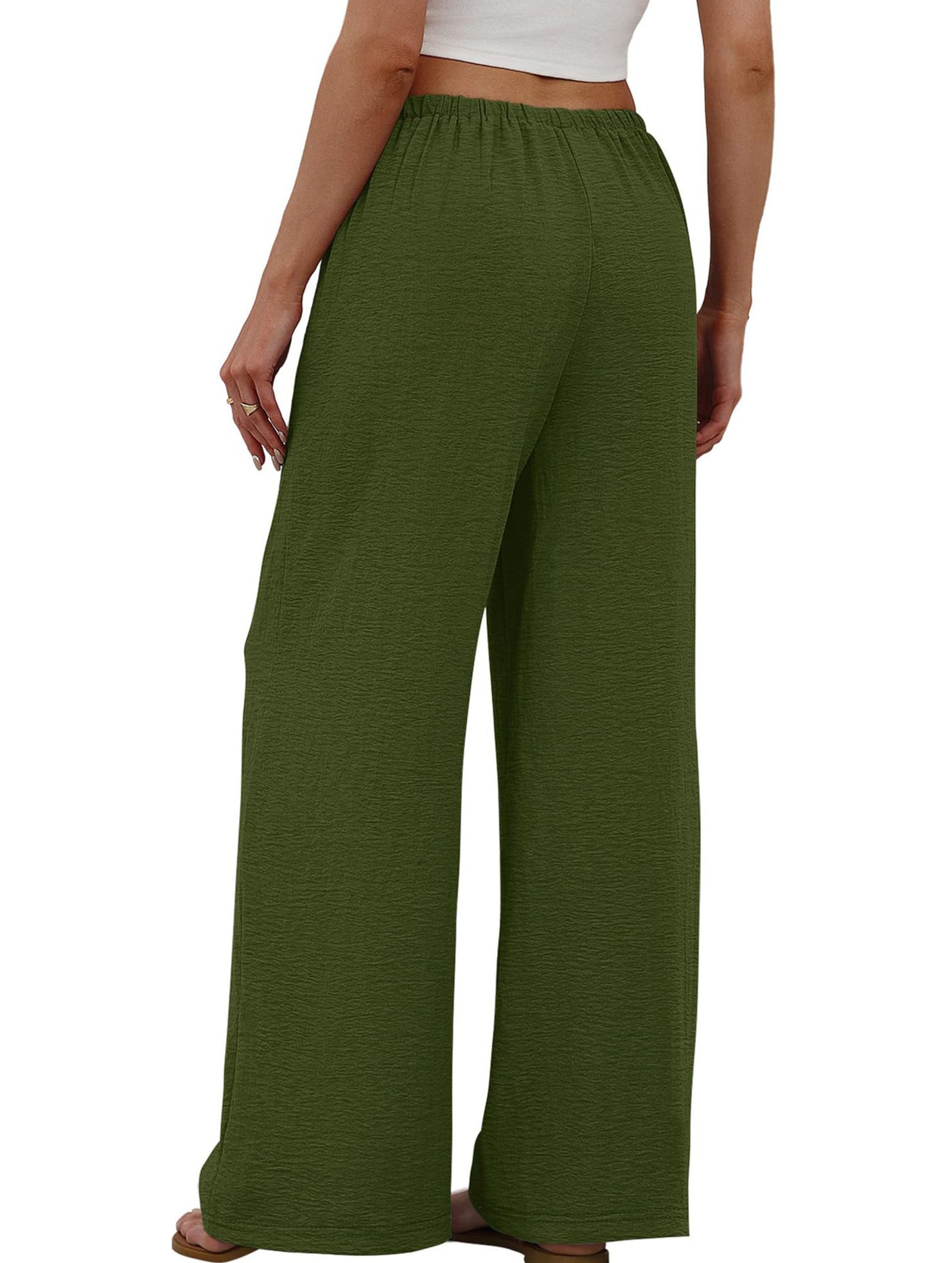 Tie Waist Wide Leg Pants_CWBLP01668