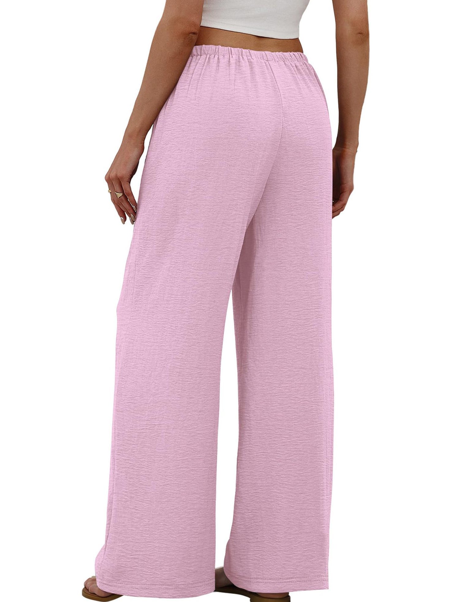 Tie Waist Wide Leg Pants_CWBLP01668