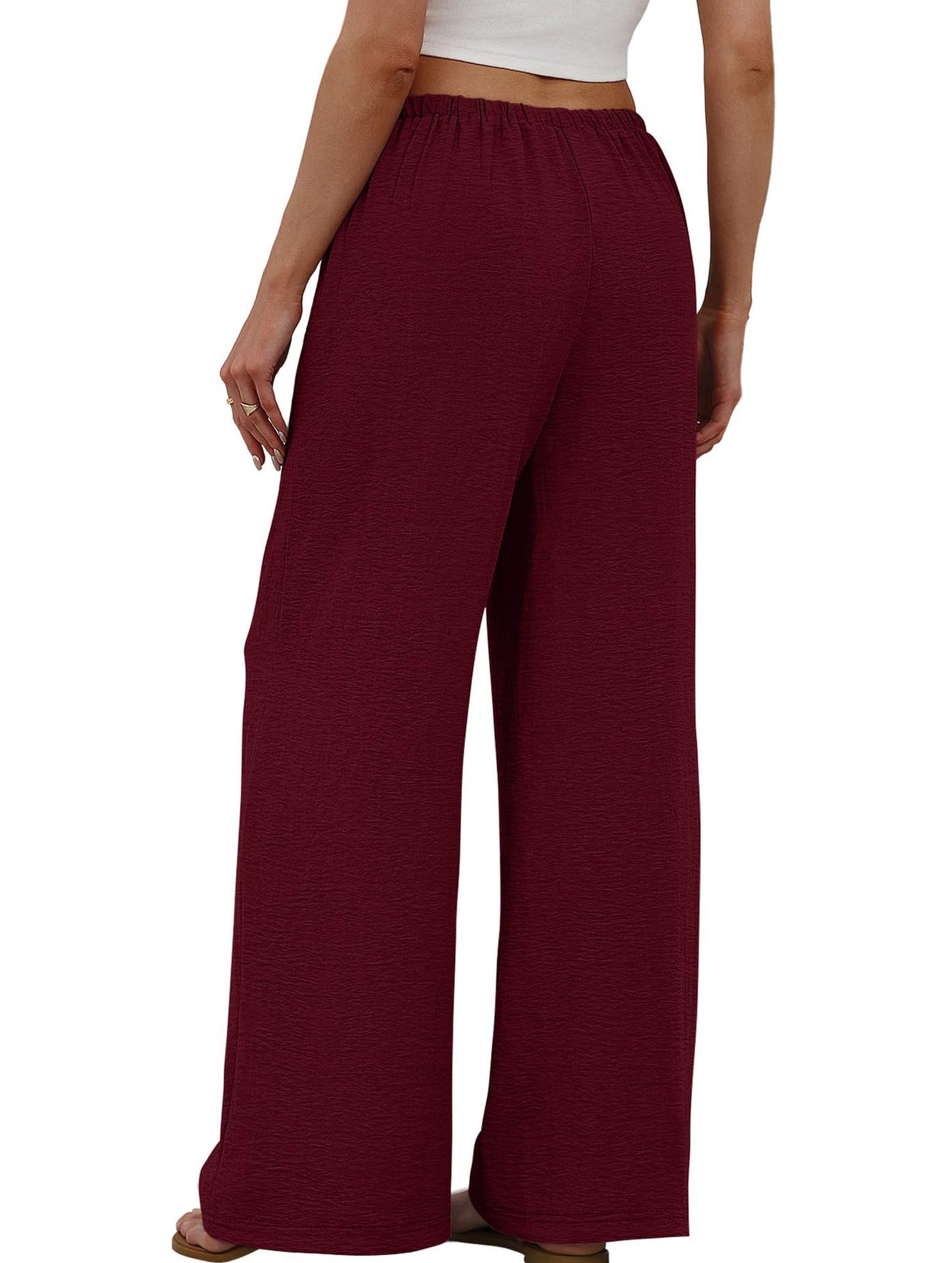Tie Waist Wide Leg Pants_CWBLP01668