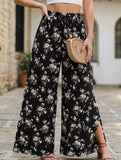WIDE LEG PANTS WITH LOUD PRINT