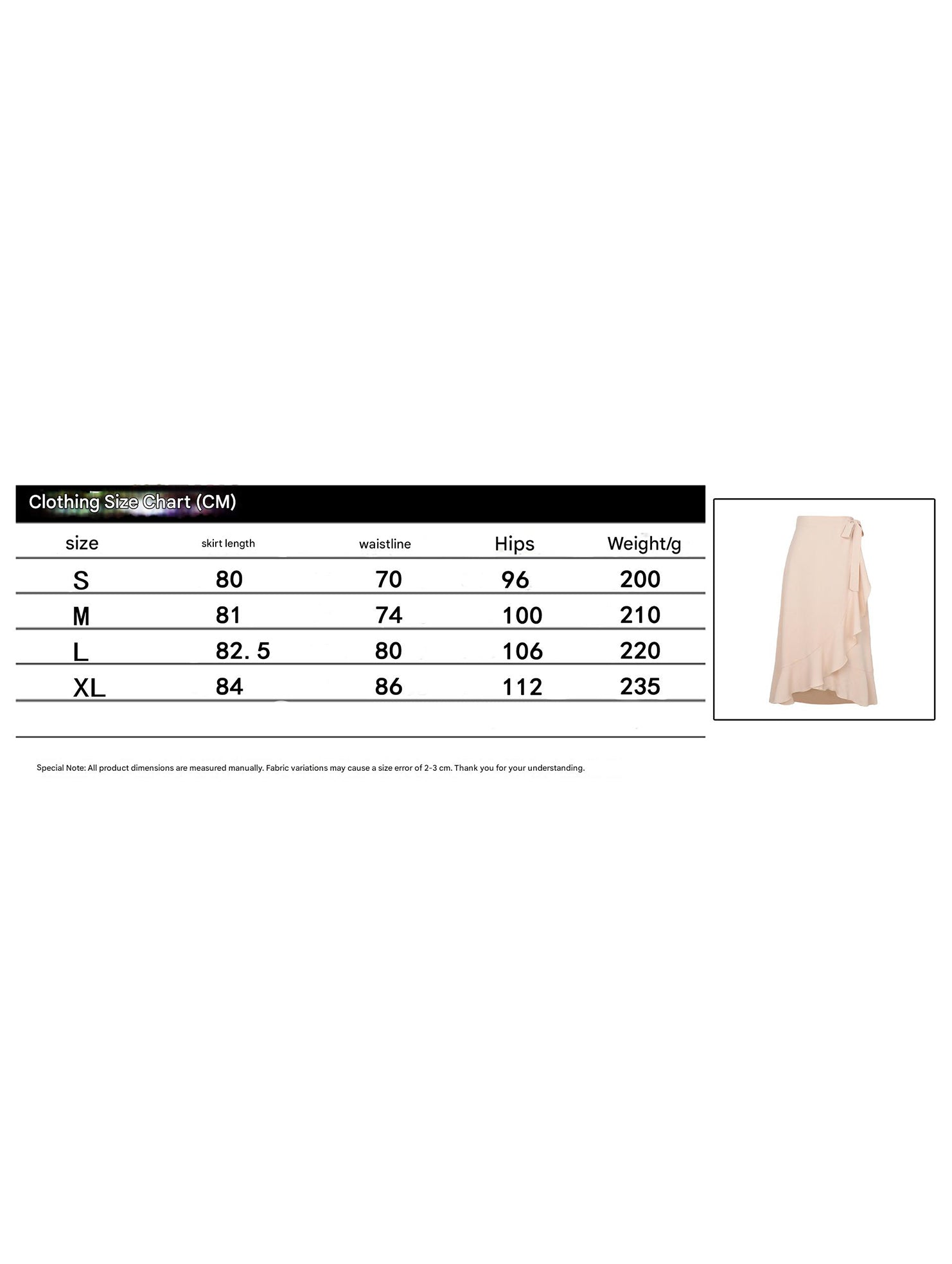 One-piece tie-up long skirt, irregular midi skirt