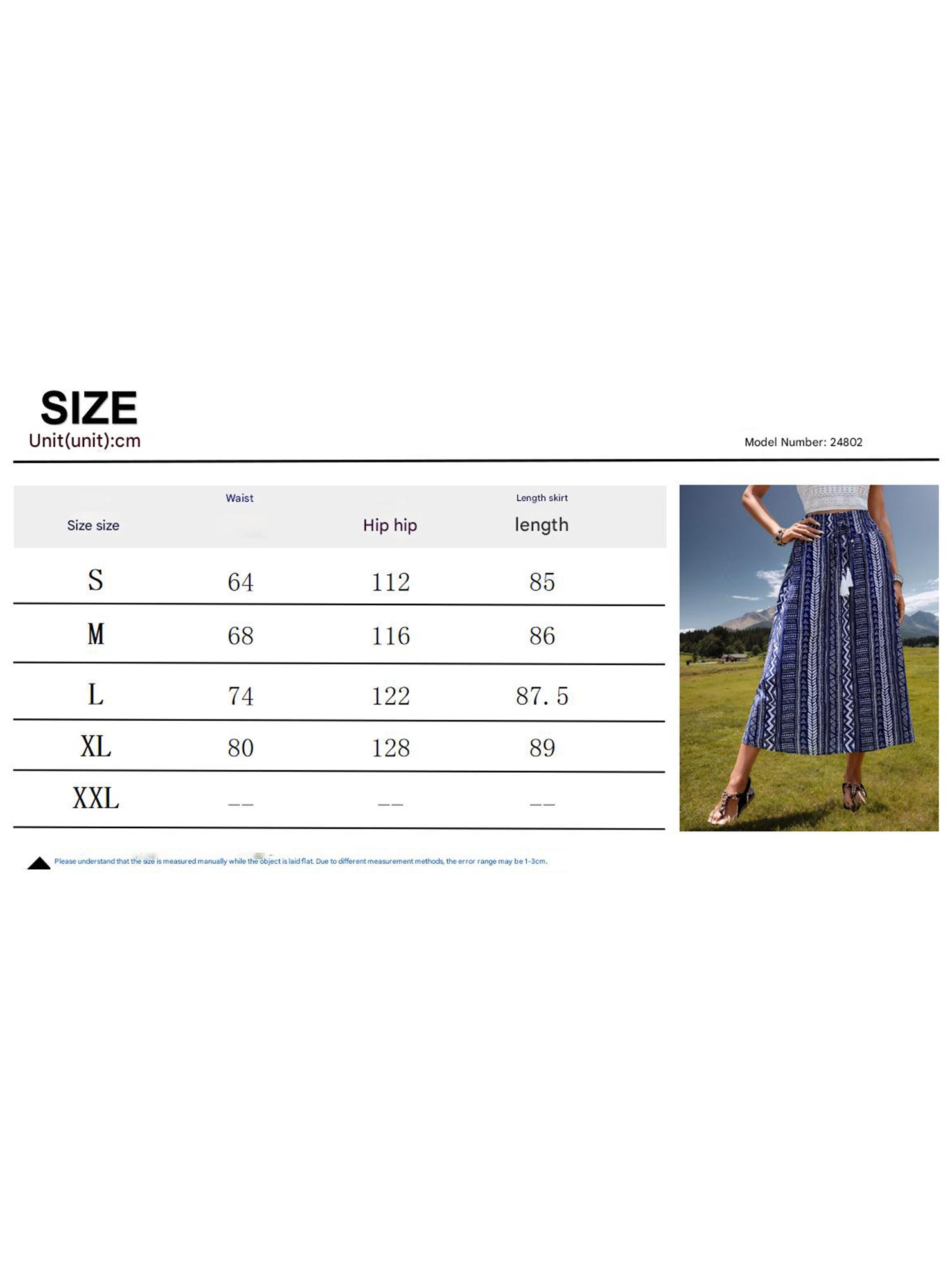 Boho Fringe Belt Tie Midi Skirt