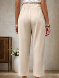 Loose Cropped Dad Pants Plus Size
