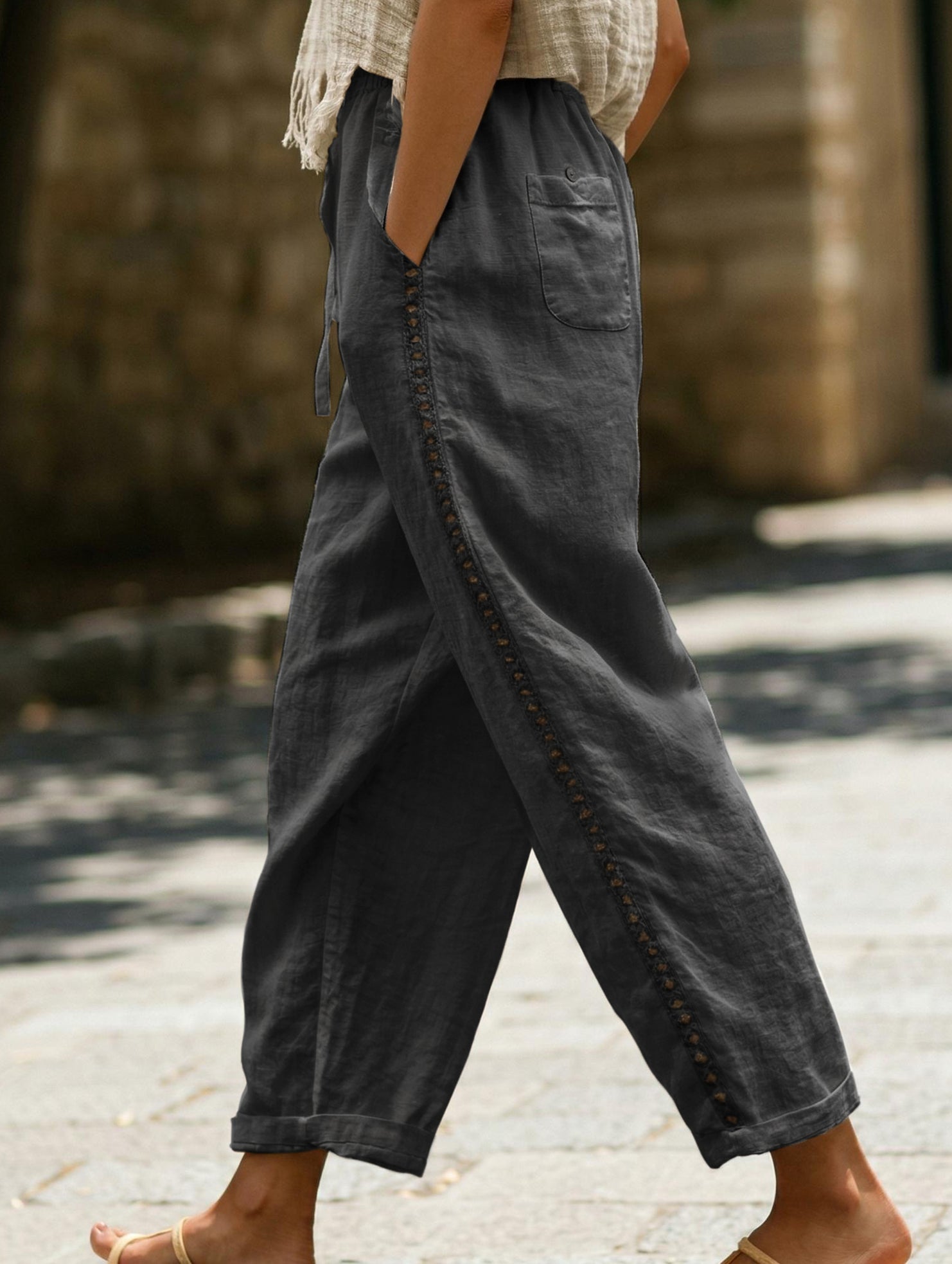 Loose Wide Leg Pants