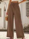 Relaxed style Women's wide-leg pants