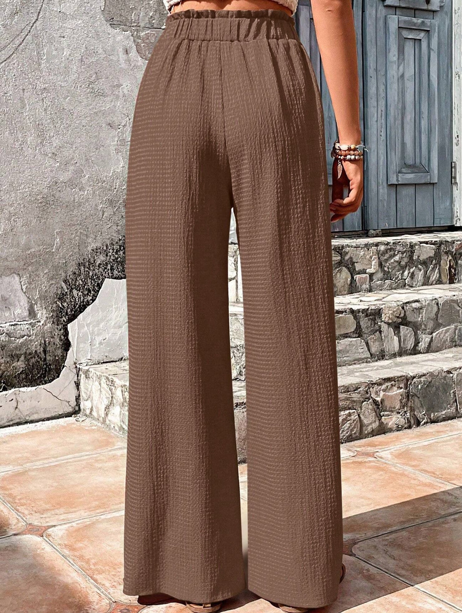 Relaxed style Women's wide-leg pants