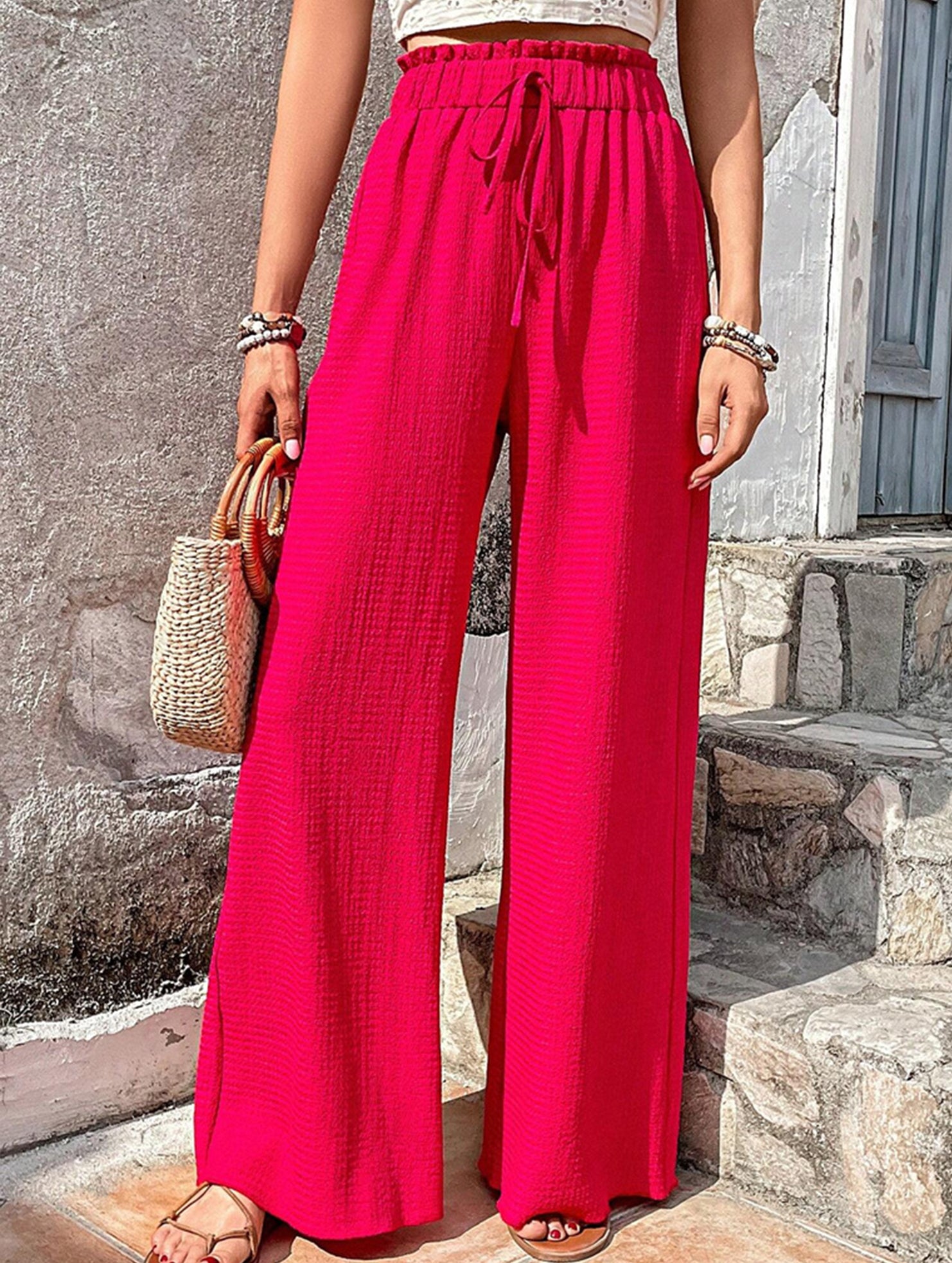 Relaxed style Women's wide-leg pants