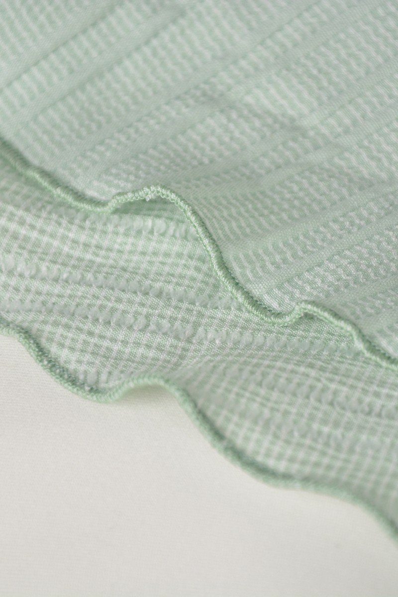 Women Ruffled High Elastic Waist Short Skirt_Cwbms0063