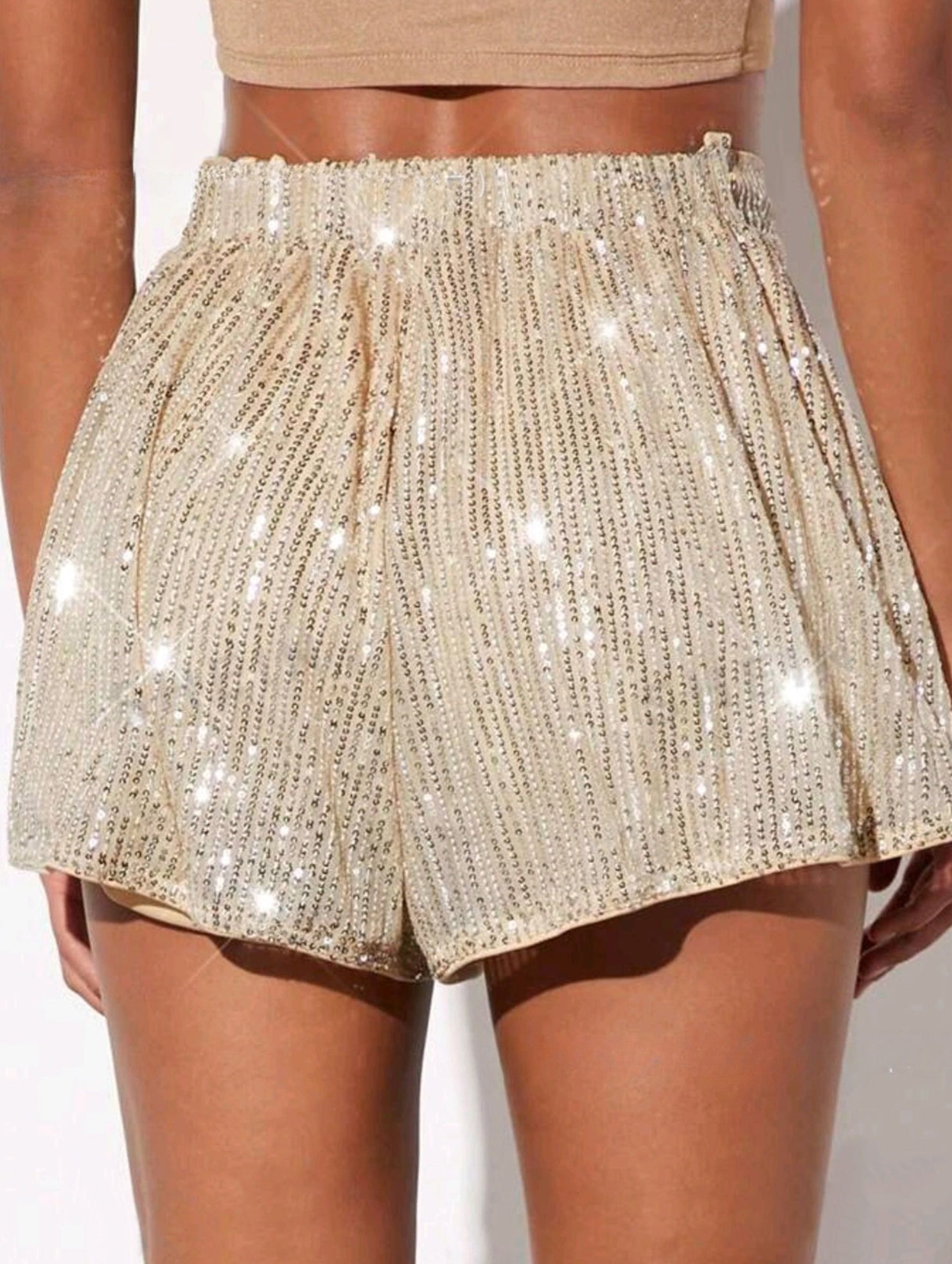 Sequin Sparkle Skort Shorts_CWBSP00680