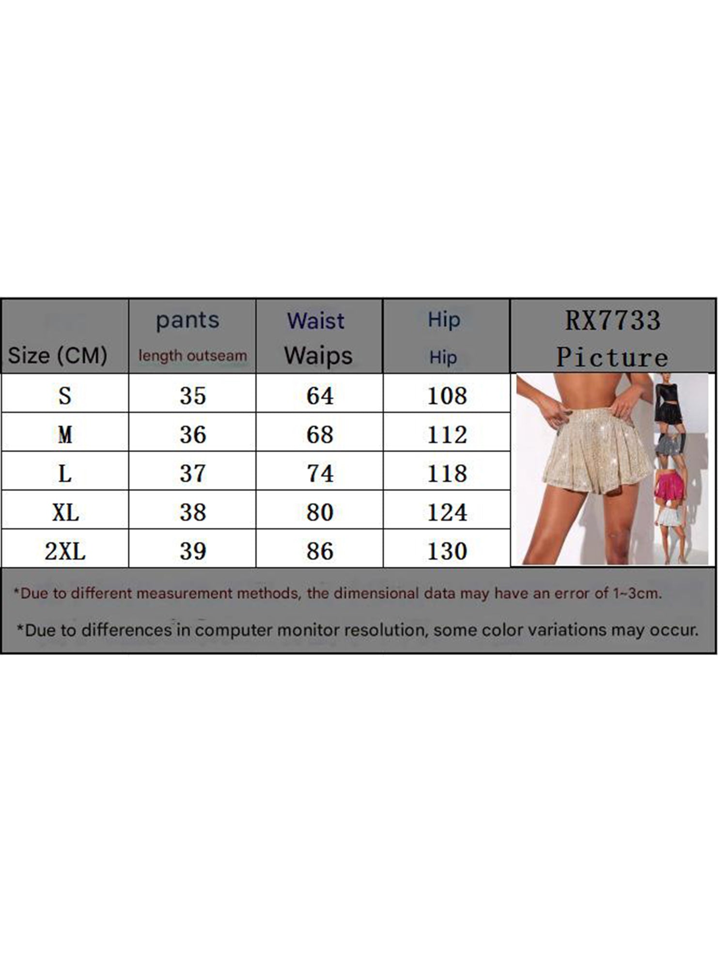 Sequin Sparkle Skort Shorts_CWBSP00680
