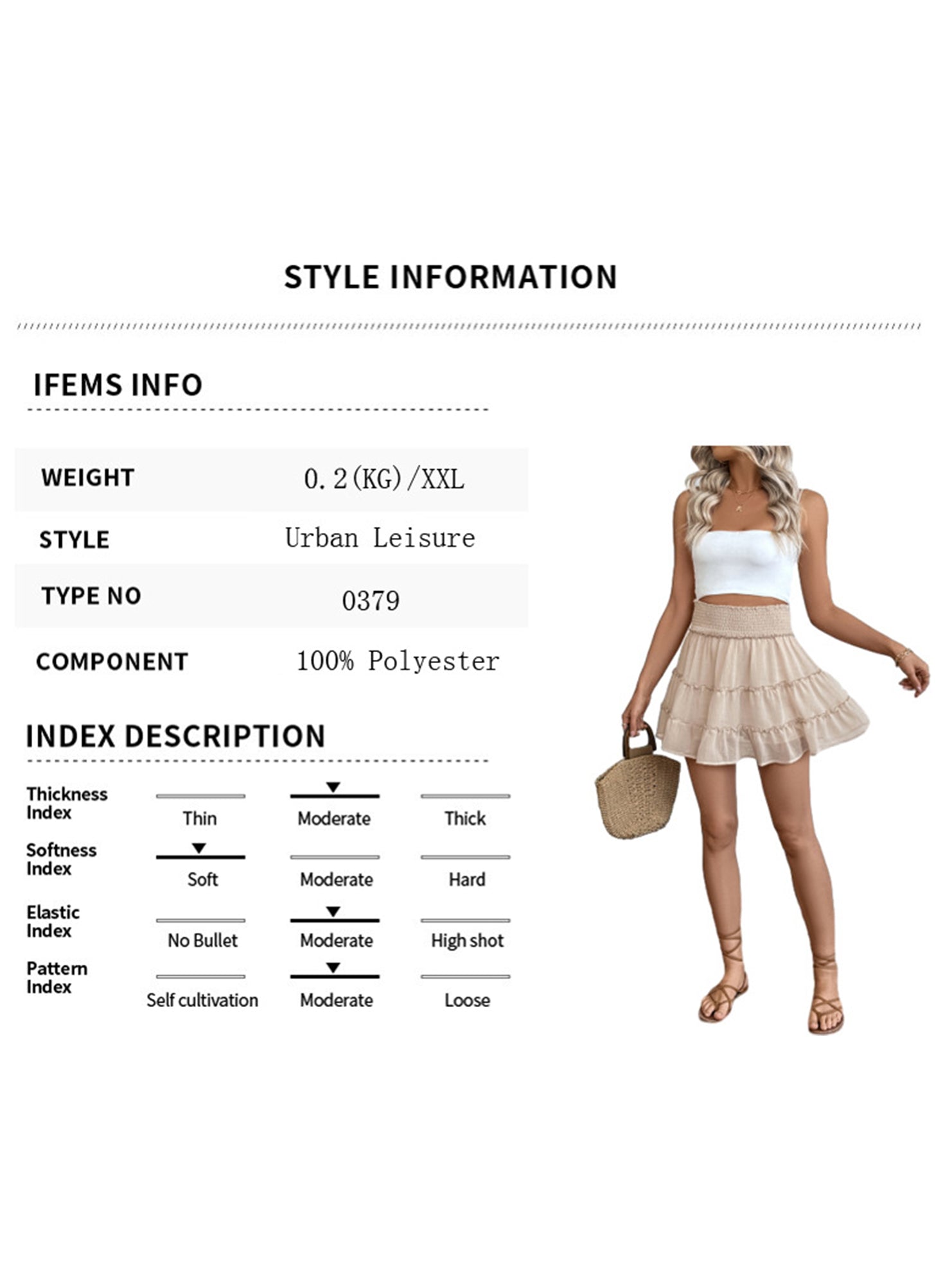 comfortable solid color casual miniskirt