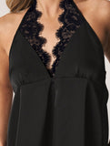 Halter Backless Slip Mini Dress