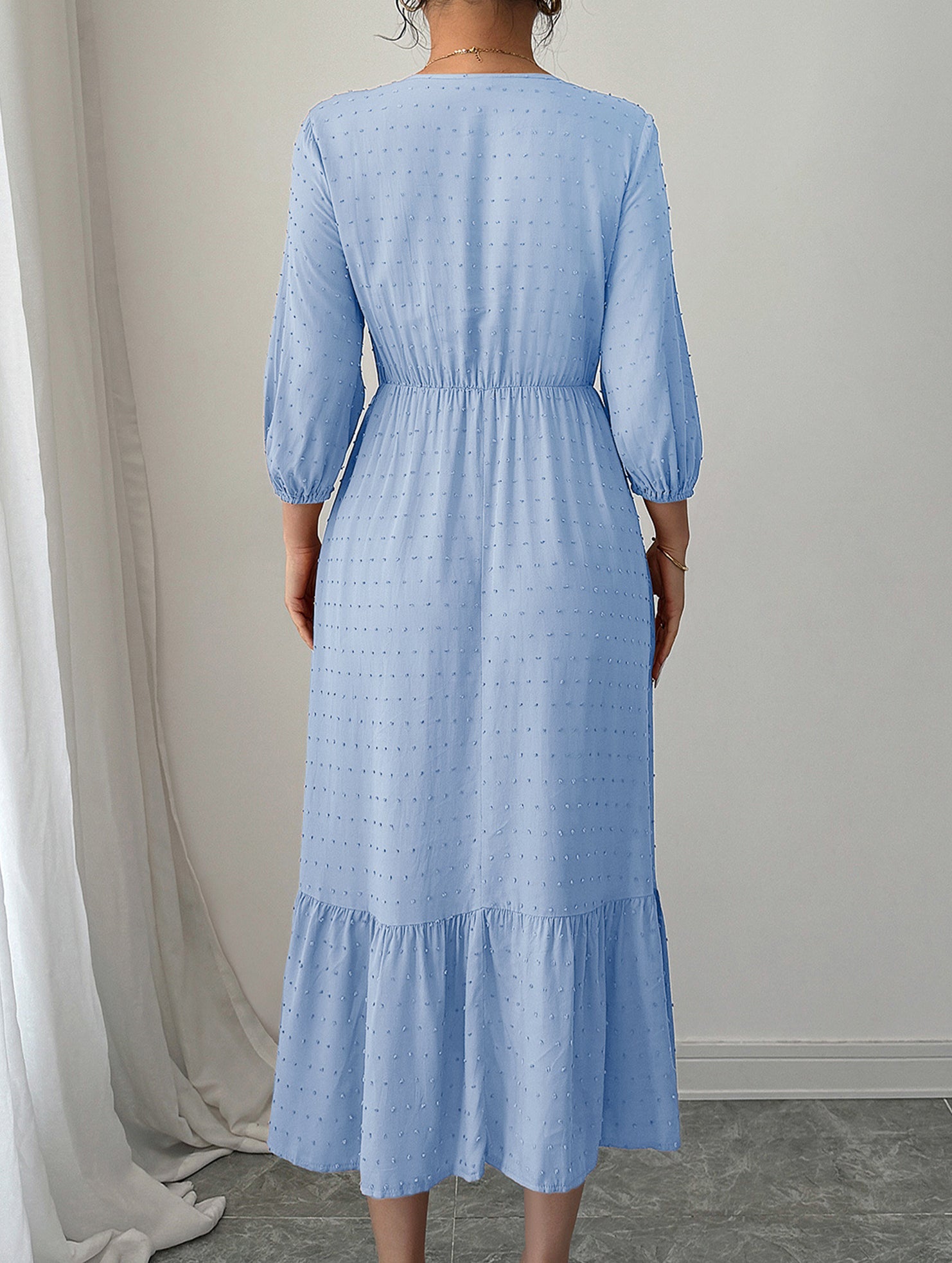 Versatile Casual Deep V-neck Dress