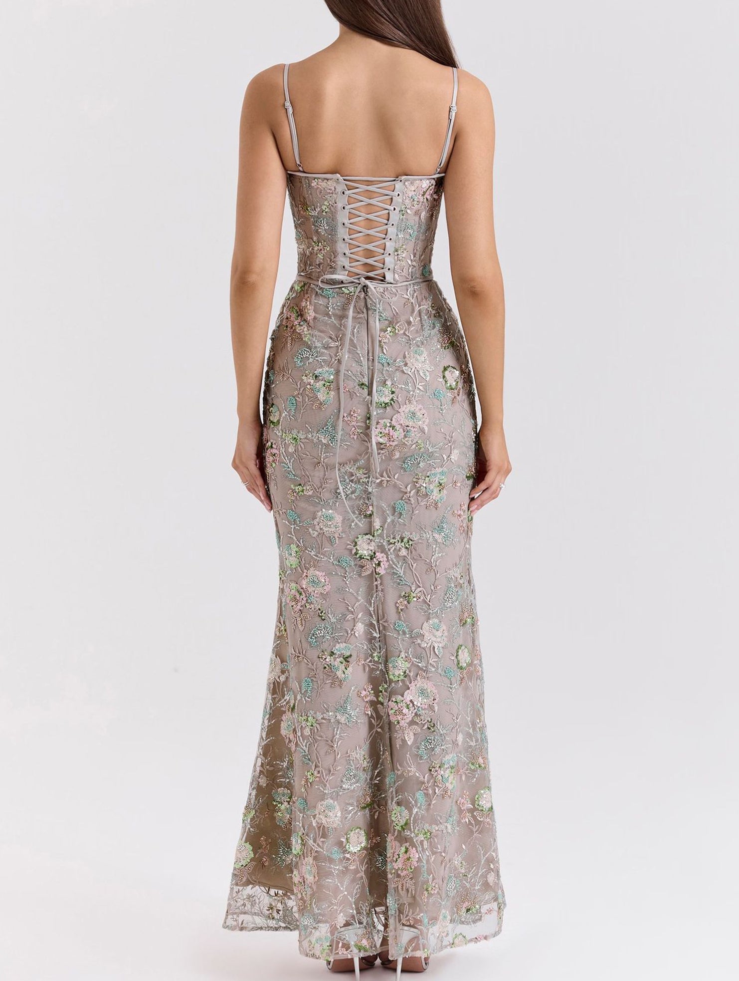 Low Neck Backless Tie Elegant Maxi Dress_CWDMD02023