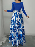 Vintage Loose Fit Printed Maxi Dress_CWDMD02067